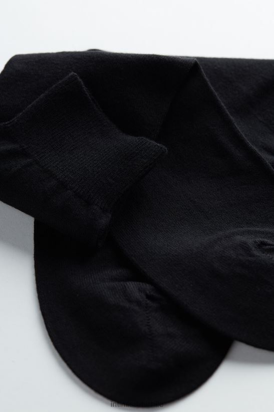 Intimissimi calcetines cortos de algodón cálidos hombres 019-negro medias L4BXFJ378