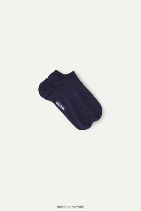 Intimissimi calcetines de algodon supima hombres 016-azul medias L4BXFJ360