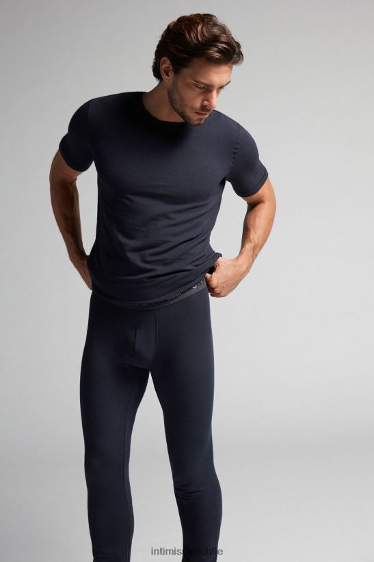 Intimissimi leggins de cachemir y modal hombres 800-azul medianoche vestir L4BXFJ250