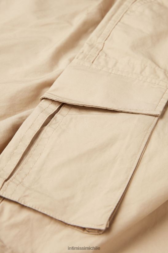 Intimissimi pantalones cortos de algodón hombres 306j-natural vestir L4BXFJ173