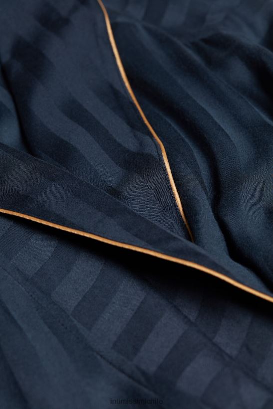 Intimissimi bata modal hombres 095i-azul oscuro vestir L4BXFJ310