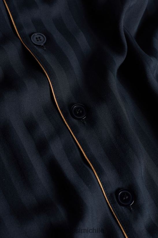 Intimissimi pijamas largos de modal hombres 095i-azul oscuro vestir L4BXFJ309