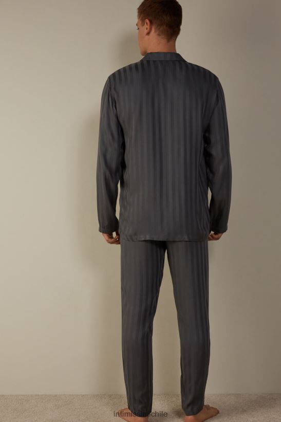 Intimissimi pijamas largos de modal hombres 816i-gris vestir L4BXFJ303