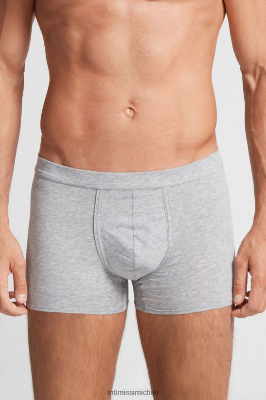 Intimissimi boxers algodón supima fresco natural hombres 031-mezcla gris claro ropa interior L4BXFJ45