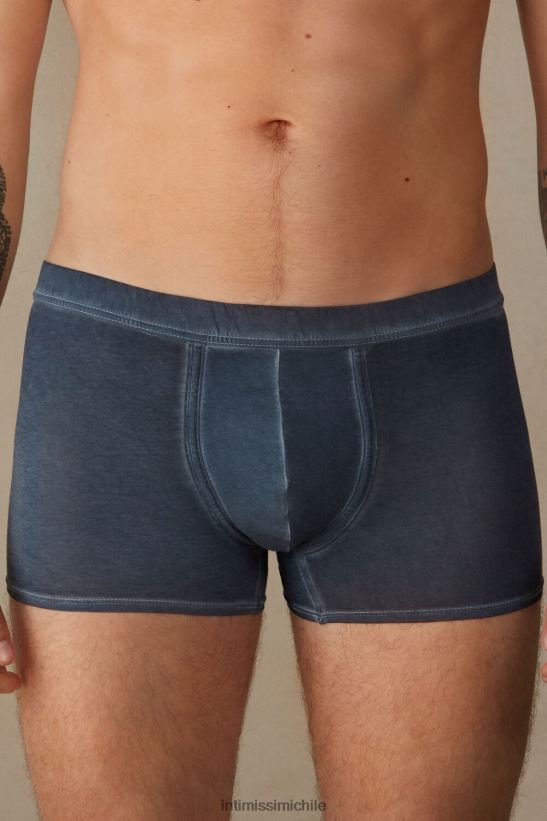 Intimissimi boxers algodón supima fresco natural hombres 857i-azul oscuro ropa interior L4BXFJ73