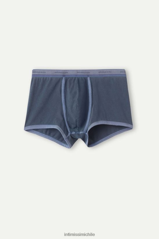 Intimissimi boxers de algodón supima elástico teñido en prenda hombres 864i-azul oscuro ropa interior L4BXFJ78