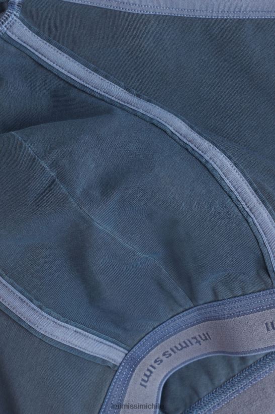 Intimissimi boxers de algodón supima elástico teñido en prenda hombres 864i-azul oscuro ropa interior L4BXFJ78
