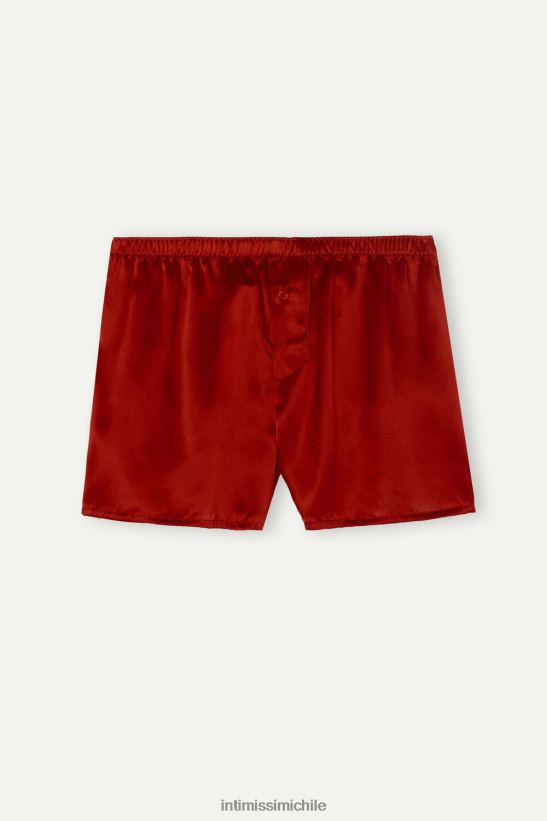 Intimissimi boxers de seda hombres 1473-rojo ropa interior L4BXFJ90