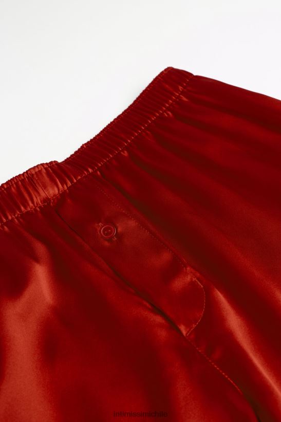Intimissimi boxers de seda hombres 1473-rojo ropa interior L4BXFJ90