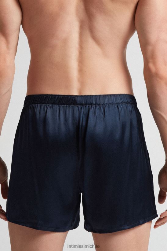 Intimissimi boxers de seda hombres 800-azul medianoche ropa interior L4BXFJ89