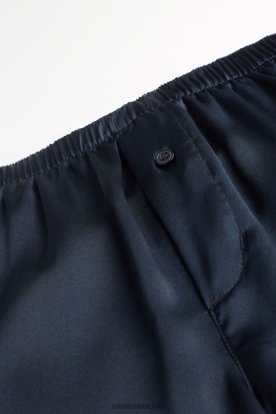 Intimissimi boxers de seda hombres 800-azul medianoche ropa interior L4BXFJ89