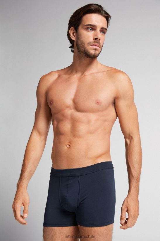 Intimissimi boxers holgados de algodón supima hombres 800-azul medianoche ropa interior L4BXFJ142