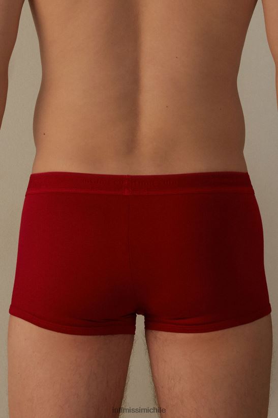 Intimissimi calzoncillos tipo bóxer de algodón supima elástico con detalle de logo hombres 5222-rojo intenso/rojo ropa interior L4BXFJ98