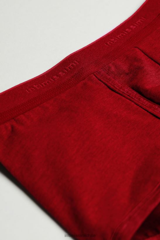 Intimissimi calzoncillos tipo bóxer de algodón supima elástico con detalle de logo hombres 5222-rojo intenso/rojo ropa interior L4BXFJ98