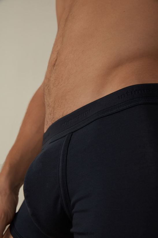 Intimissimi calzoncillos tipo bóxer de algodón supima elástico con detalle de logo hombres 800a-azul medianoche/azul medianoche ropa interior L4BXFJ114