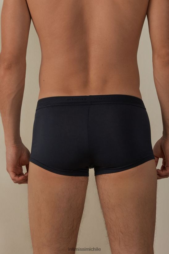 Intimissimi calzoncillos tipo bóxer de algodón supima elástico con detalle de logo hombres 800a-azul medianoche/azul medianoche ropa interior L4BXFJ114