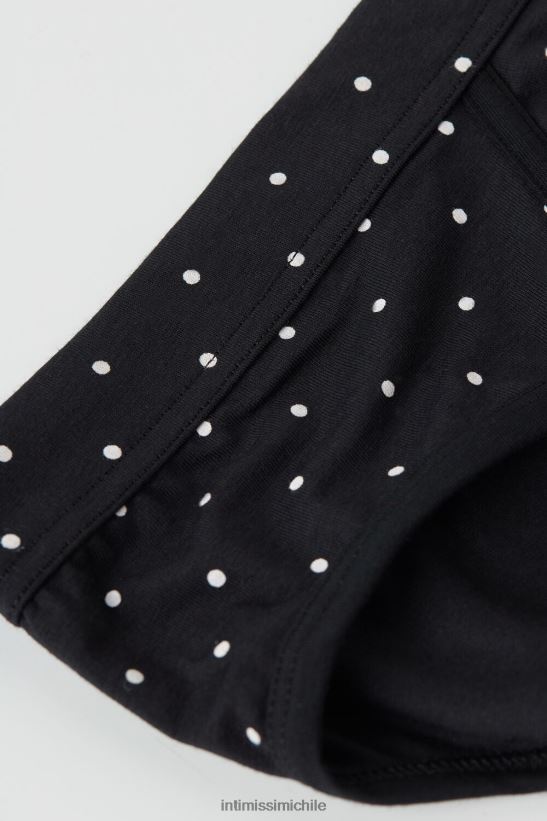 Intimissimi braguita de algodón supima elástico con lunares hombres 062j-nero sello pois ropa interior L4BXFJ65