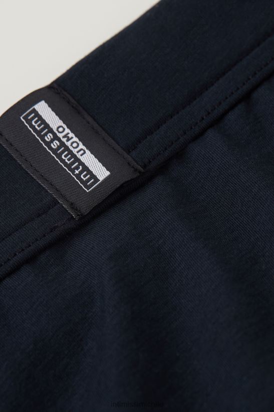 Intimissimi braguita de algodón supima fresco natural hombres 800-azul medianoche ropa interior L4BXFJ48