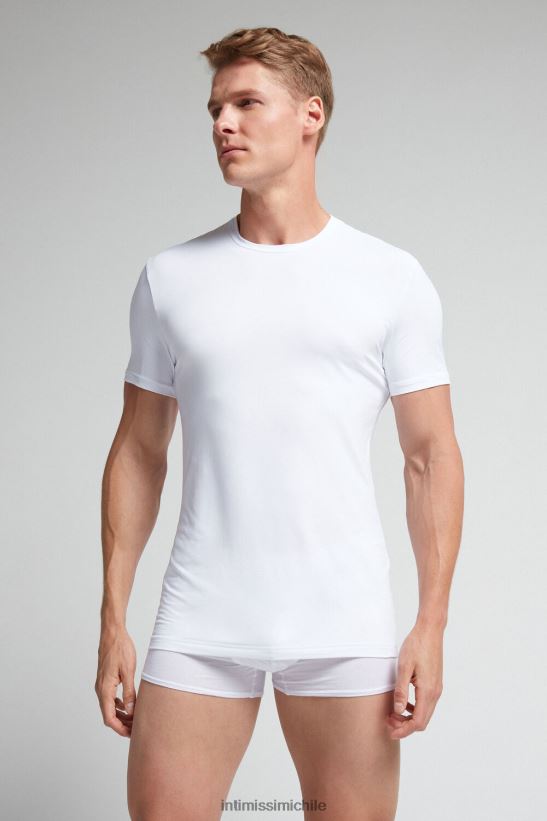 Intimissimi camiseta de microfibra hombres 001-blanco vestir L4BXFJ455