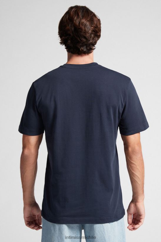 Intimissimi camiseta de punto de algodón hombres 800-azul medianoche vestir L4BXFJ224