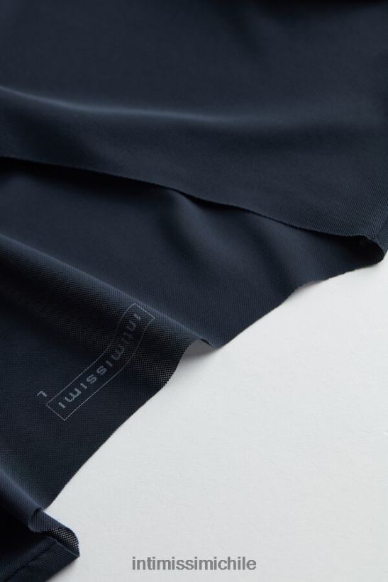 Intimissimi top de micromalla con bordes sin rematar hombres 800-azul medianoche vestir L4BXFJ264