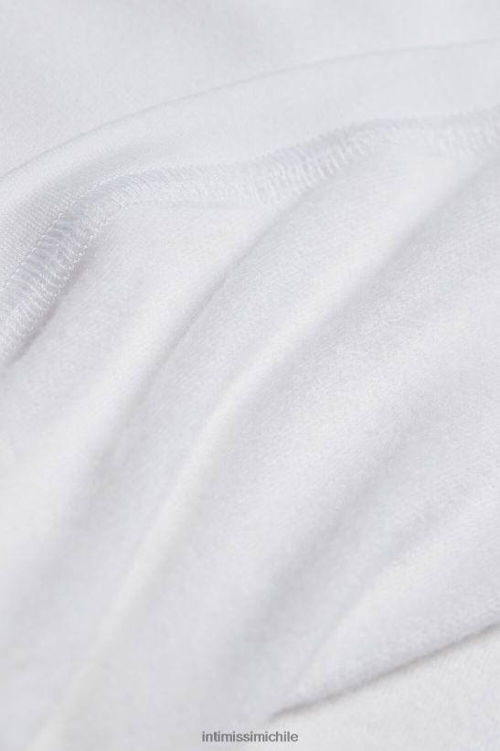 Intimissimi top de modal y cachemira de manga corta hombres 001-blanco vestir L4BXFJ228