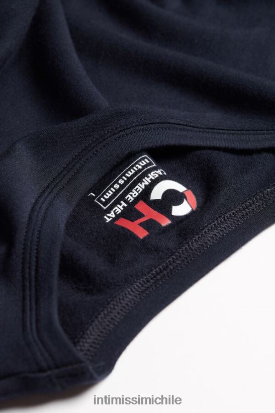 Intimissimi top de manga larga de modal y cashmere hombres 800-azul medianoche vestir L4BXFJ252