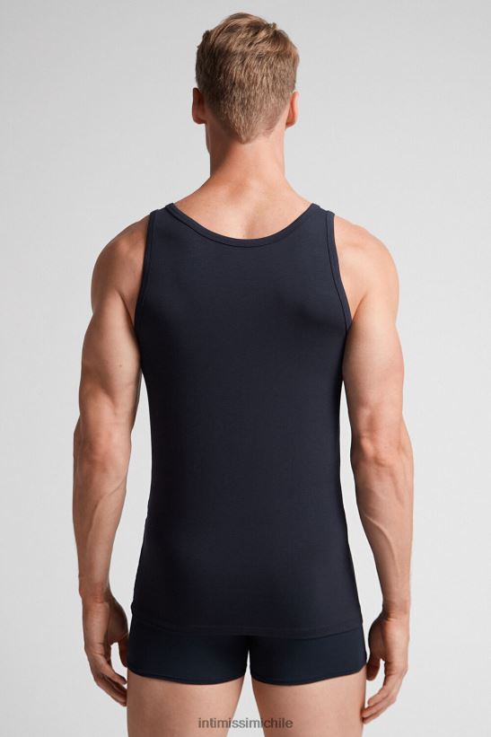 Intimissimi top sin mangas con cuello redondo hombres 800-azul medianoche vestir L4BXFJ273