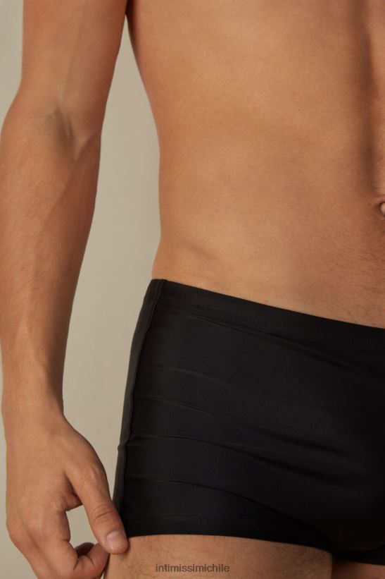 Intimissimi bañador liso con corte cuadrado hombres 019-negro vestir L4BXFJ453