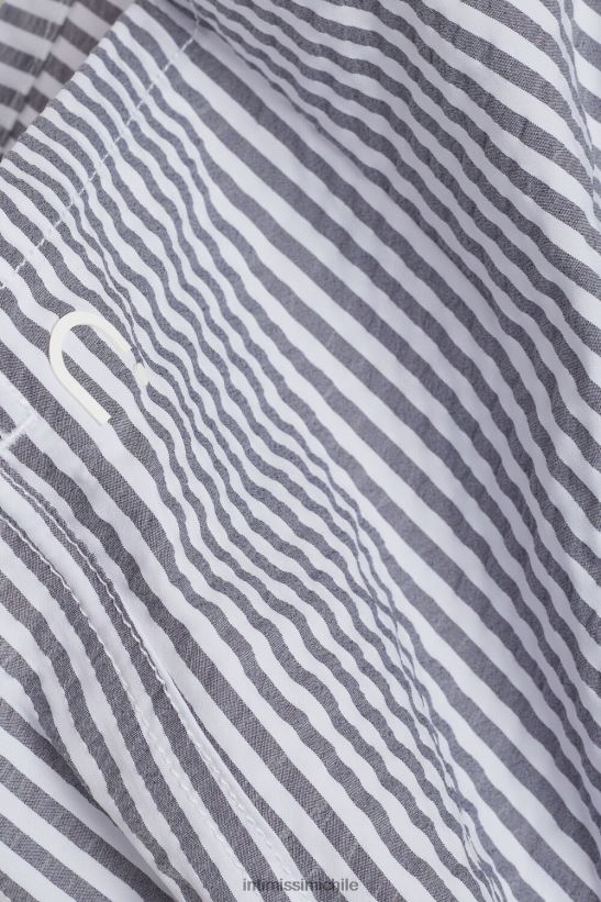 Intimissimi shorts de baño de sirsaca a rayas hombres 981i-blanco/azul vestir L4BXFJ444