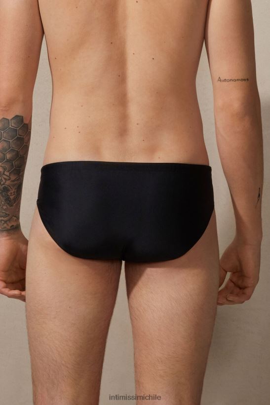 Intimissimi calzoncillos de baño lisos hombres 019-negro vestir L4BXFJ450