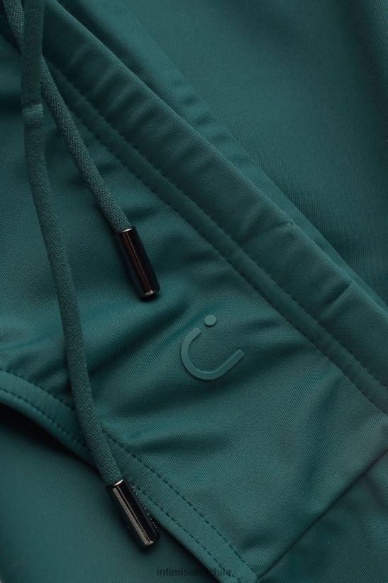 Intimissimi calzoncillos de baño lisos hombres 4369-verde oscuro vestir L4BXFJ434