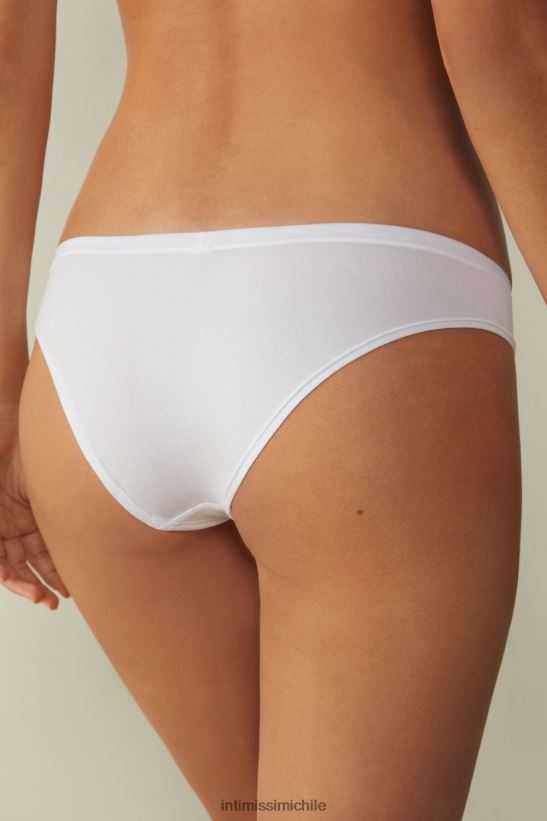 Intimissimi bragas de algodón natural mujer 001-blanco ropa interior L4BXFJ1200