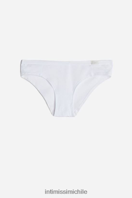 Intimissimi bragas de algodón natural mujer 001-blanco ropa interior L4BXFJ1200