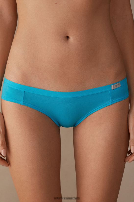 Intimissimi bragas de algodón natural mujer 210j-turquesa digital ropa interior L4BXFJ987