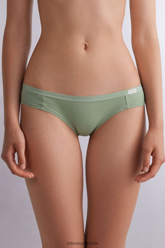 Intimissimi bragas de algodón natural mujer 344j-salvia verde ropa interior L4BXFJ870