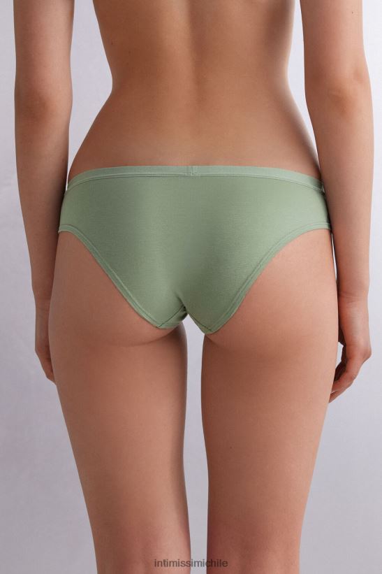 Intimissimi bragas de algodón natural mujer 344j-salvia verde ropa interior L4BXFJ870