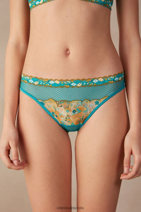 Intimissimi bragas de vibraciones de verano mujer 236j-verano azul turquesa ropa interior L4BXFJ928