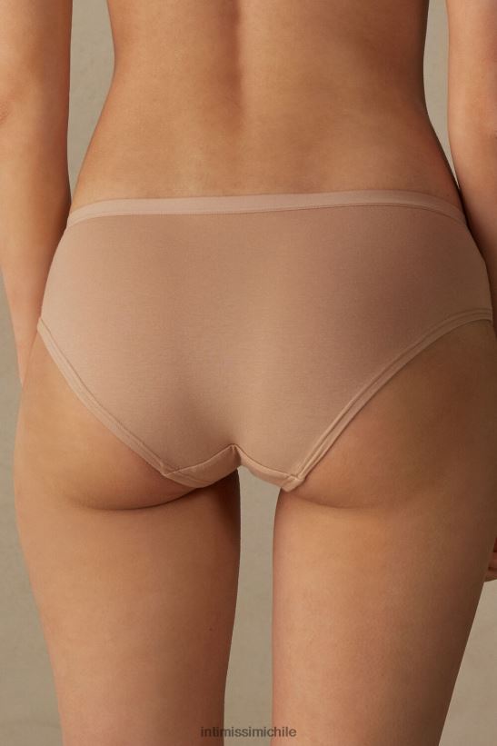 Intimissimi braguitas de algodón de cobertura total mujer 044-beige suave ropa interior L4BXFJ1030