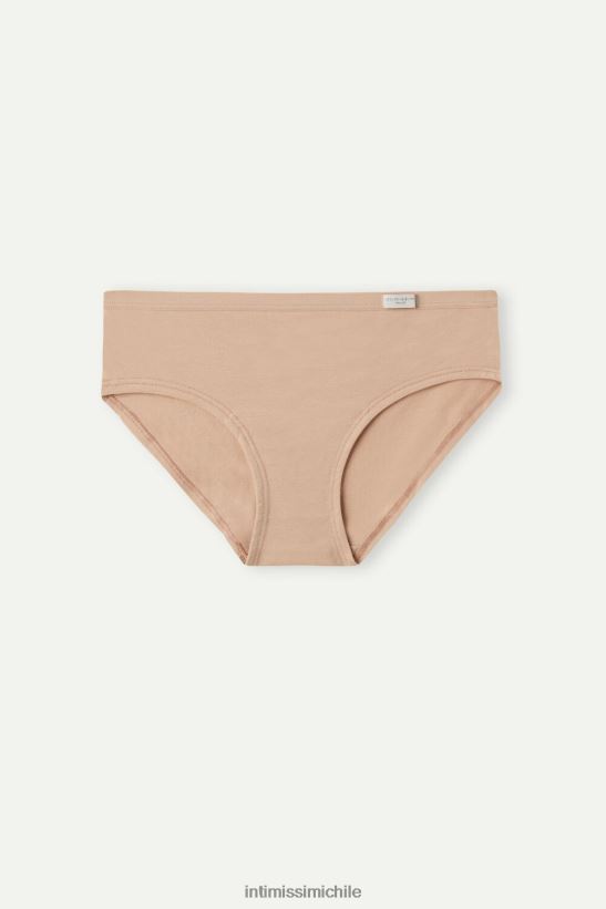 Intimissimi braguitas de algodón de cobertura total mujer 044-beige suave ropa interior L4BXFJ1030