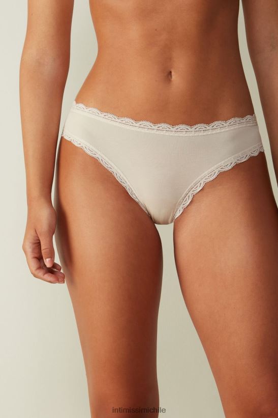 Intimissimi braguitas de algodón y encaje mujer 2280-seda rosa ropa interior L4BXFJ1064
