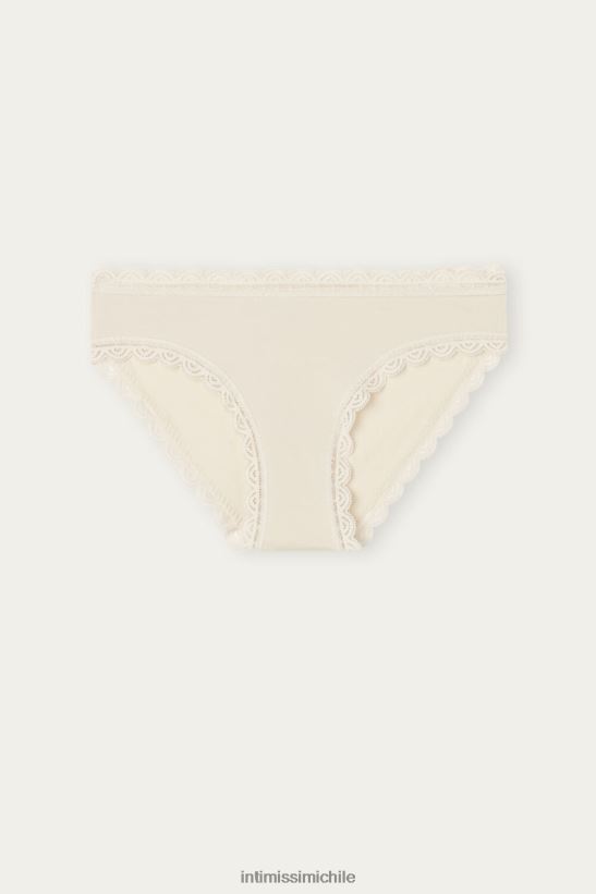 Intimissimi braguitas de algodón y encaje mujer 2280-seda rosa ropa interior L4BXFJ1064