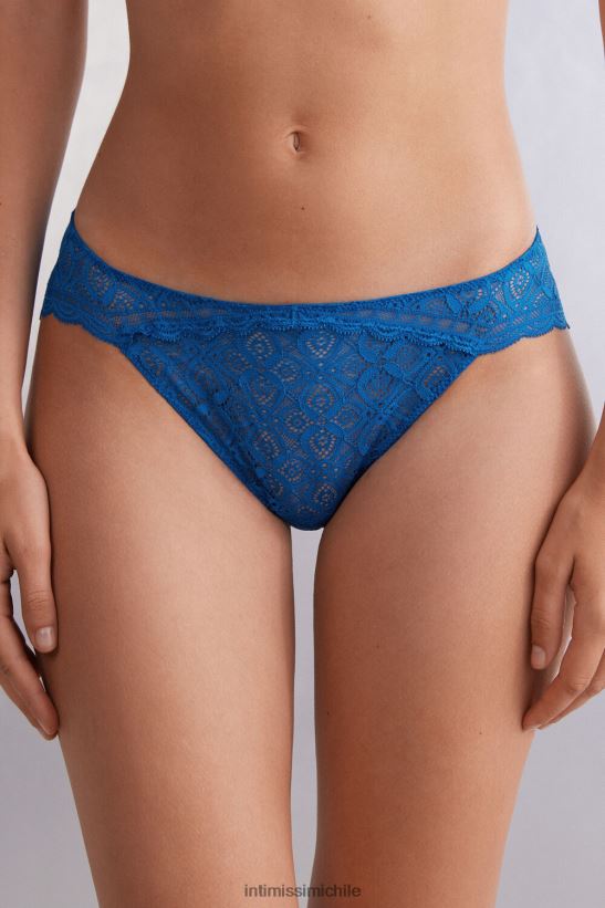 Intimissimi braguitas de encaje de talle bajo mujer 328j-azul náutico ropa interior L4BXFJ880