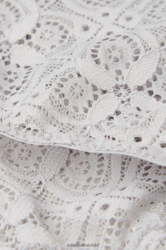 Intimissimi braguitas de encaje de talle bajo mujer 347j-gris hielo ropa interior L4BXFJ859