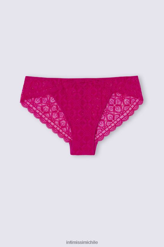 Intimissimi braguitas de encaje de talle bajo mujer 348j-orquídea morada ropa interior L4BXFJ855