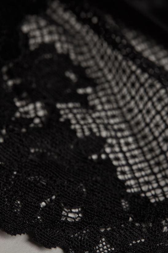 Intimissimi braguitas de flores bonitas mujer 019-negro ropa interior L4BXFJ1044