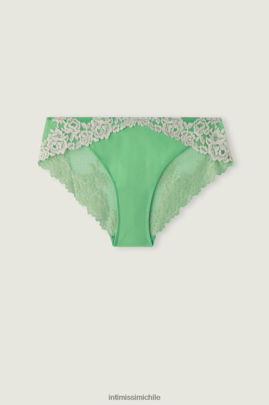 Intimissimi braguitas de flores bonitas mujer 215j-manzana menta/marfil ropa interior L4BXFJ955
