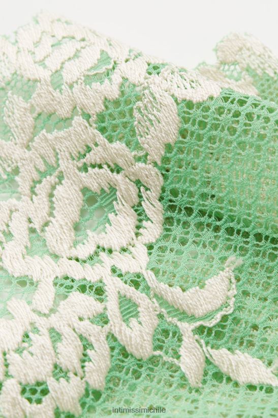 Intimissimi braguitas de flores bonitas mujer 215j-manzana menta/marfil ropa interior L4BXFJ955