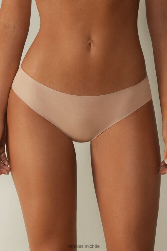 Intimissimi calzoncillos de algodón sin rematar mujer 044-beige suave ropa interior L4BXFJ1182