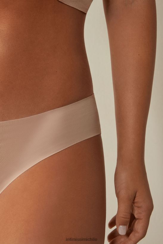 Intimissimi calzoncillos de algodón sin rematar mujer 044-beige suave ropa interior L4BXFJ1182